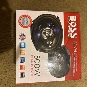 Boss Audio Systems BE694 Speakers - Black and Blue